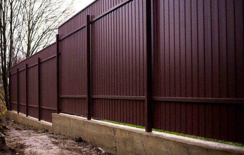 Монтаж забора из проф. листа под ключ. - Изображение #5, Объявление #1659391