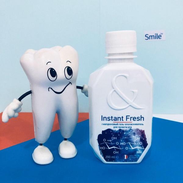 Гиаулуроновый гель-ополаскиватель для полости рта Instant Fresh - Изображение #3, Объявление #1668794