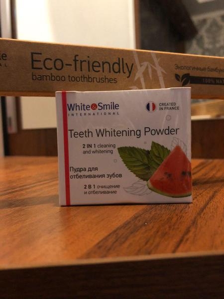 Отбеливающая пудра для зубов 2в1 со вкусом "Арбуза" от White&Smile - Изображение #3, Объявление #1668798