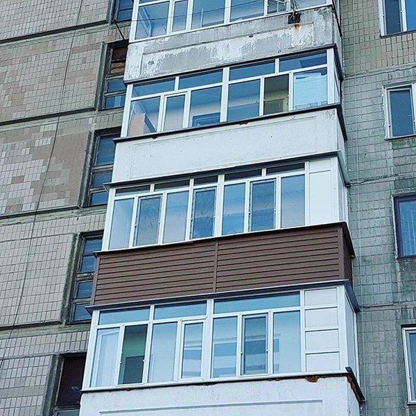 Обшивка балконов сайдингом.Низкие цены! Скидки! Акции! - Изображение #2, Объявление #1354281